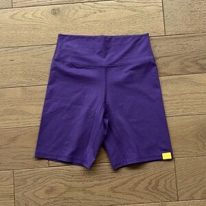 Yellow Label Co. Biker Shorts, purple, size S, brand new